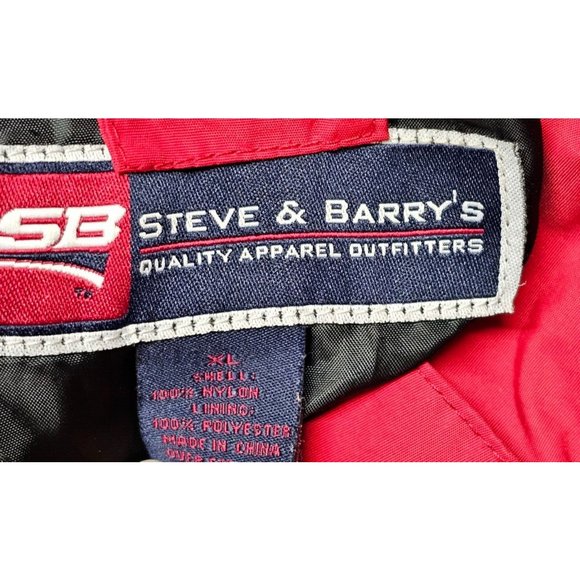 Steve and Barry's Youth Boys XL Multicolor Full Zip Snap Rain Windbreaker Jacket - Picture 10 of 11